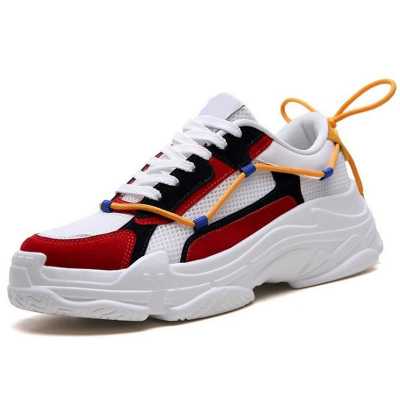 2021 shoes men new thick bottomed fashion tenis shoes men Mesh comfortable breathable casual shoes Sneakers Mans footwear