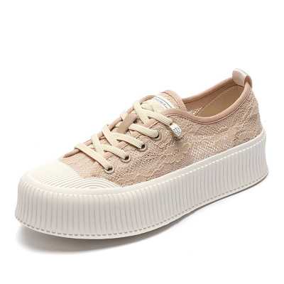 Loafers Women 2021 Summer Latest Thick soled Fisherman Shoes Women Breathable Lace up Net Sneakers Women