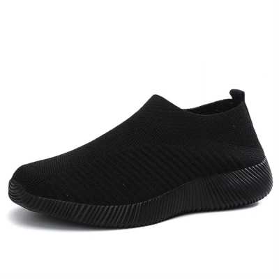 Women Vulcanized Shoes High Quality Women Sneakers Slip On Flats Shoes Women Loafers Plus Size 42 Walking Flat