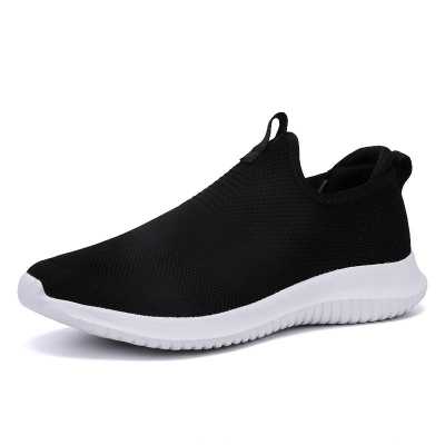 4 Colors Lovers Outdoor Sports Running Slip on Flat Shoes Shallow Loafers Shoes Casual Lightweight Breathable Big Size