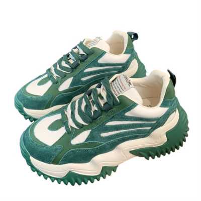 2021 summer new Korean version of all match breathable old women's shoes sports shoes women's height increasing sho