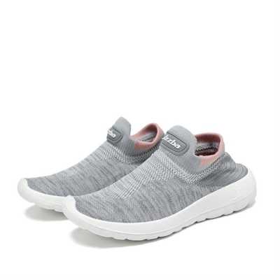 Unisex Casual Shoes Flat Flying Woven Shallow Mouth Slip On Socks Shoes Lightweight Breathable