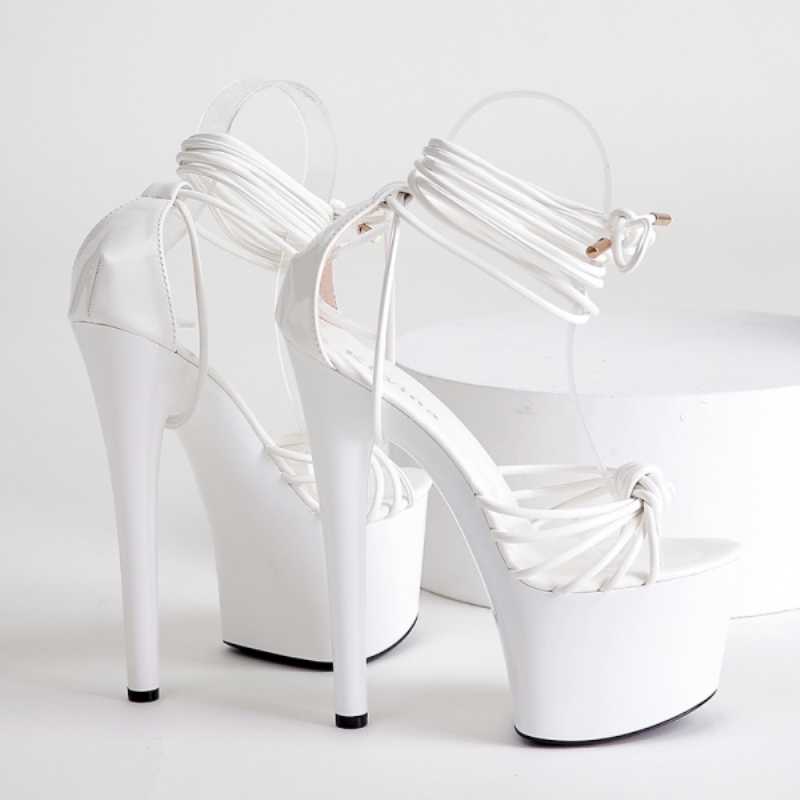 2022 Fashion new Women High Heels Sandals Glass with sandals lady Fine with high heeled sandals large